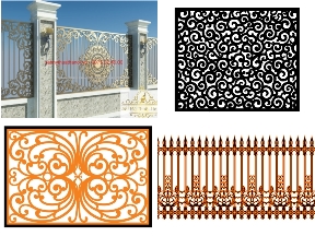 Bộ sưu tập Mẫu Hàng Rào CNC Đẹp Theo Yêu Cầu