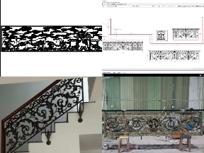 Bộ sưu tập Mẫu Lan Can Cắt CNC Đẹp