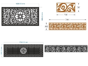 Bộ sưu tập Mẫu lan can CNC bền đẹp