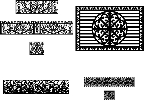 Bộ sưu tập Mẫu Lan Can CNC Đơn Giản