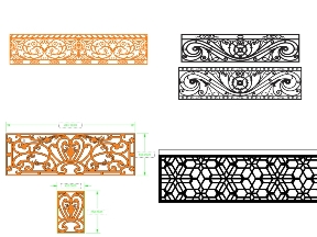 Bộ sưu tập Mẫu lan can CNC đơn giản sang trọng hiện đại