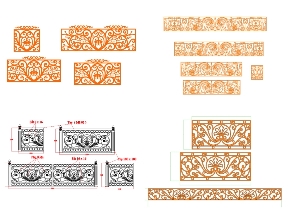 Bộ sưu tập Mẫu lan can CNC hiện đại