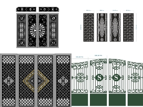 Bộ sưu tập Mẫu thiết kế cổng 4 cánh mới nhất