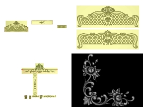 Bộ sưu tập Mẫu thiết kế giường cắt cnc đẹp nhất thuviencnc.vn