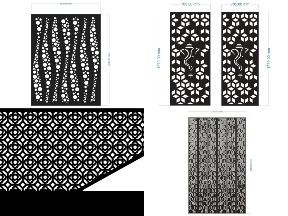 Bộ sưu tập Mẫu Vách Ngăn CNC Đơn Giản Mới