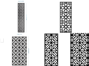 Bộ sưu tập Mẫu vách ngăn CNC đơn giản phù hợp