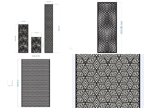Bộ sưu tập Mẫu vách ngăn CNC hình học đẹp cho không gian sống