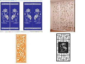 Bộ sưu tập Mẫu vách ngăn hoa văn CNC sang trọng