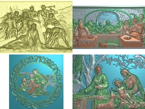 Bộ sưu tập Miễn phí bộ 4 mẫu Công giáo jdpaint tuyệt đẹp