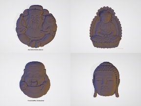 Bộ sưu tập Miễn phí bộ 8 mẫu Tượng Stl thiết kế đẹp nhất hiện nay