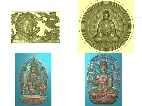 Bộ sưu tập Miễn phí bộ sưu tập 6 mẫu Phật giáo CNC