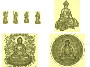 Bộ sưu tập Miễn phí duy nhất bộ 5 mẫu Phật giáo chất lượng nhất