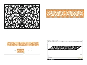 Bộ sưu tập Nhận vẽ, chỉnh sửa file CNC lan can