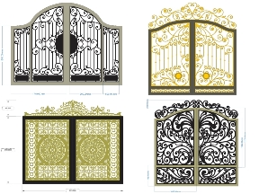Bộ sưu tập Những Thiết Kế Cổng Tinh Xảo Cho Công Trình Hiện Đại