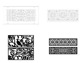 Bộ sưu tập Sale 10% cho bộ 15 mẫu thiết kế Lan Can CNC 2D trên Corel