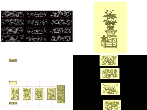 Bộ sưu tập Tải trọn bộ 12 mẫu Cnc tứ quý Tùng Cúc Trúc Mai