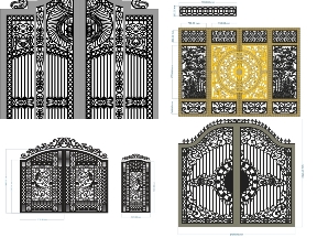 Bộ sưu tập Thiết Kế Cổng Nghệ Thuật – Tôn Vinh Giá Trị Kiến Trúc