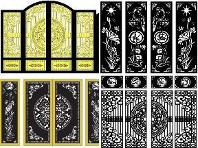 Bộ sưu tập Thiết kế mẫu cổng cnc 4 cánh mới nhất