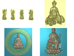 Bộ sưu tập Thiết kế tổng hợp 8 mẫu Phật giáo CNC jdpaint đẹp nhất