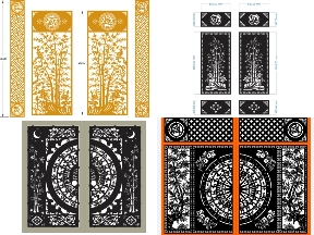 Bộ sưu tập Bst Tổng hợp 10 mẫu cổng 2 cánh trúc mới