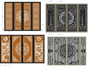 Bộ sưu tập Top 10 mẫu cổng 4 cánh trống đồng mới