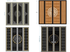 Bộ sưu tập Tổng hợp 10 mẫu cổng 4 cánh trống đồng mới nhất 2026
