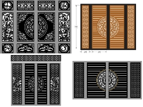 Bộ sưu tập Tổng hợp 10 mẫu cổng 4 cánh trống đồng mới 2026