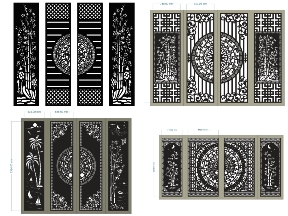 Bộ sưu tập BST Tổng hợp 10 mẫu cổng trống đồng trúc