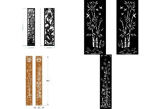 Bộ sưu tập Tổng hợp 10 mẫu vách trúc