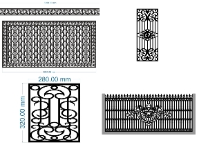 Bộ sưu tập Tổng hợp 10 mẫu hàng rào hoa văn đơn giản đẹp
