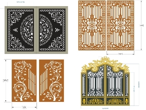 Bộ sưu tập Tổng 15 mẫu cổng 2 cánh mới nhất