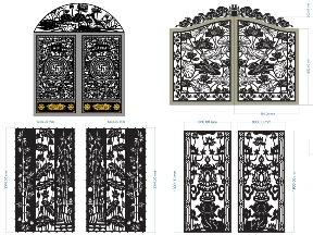 Bộ sưu tập BST tổng hợp 10 mẫu cổng hoa sen mới nhất