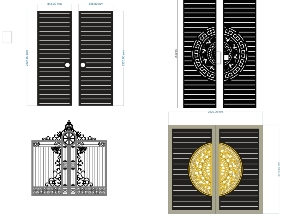 Bộ sưu tập Tổng hợp 12 mẫu cổng hoa văn hiện đại đẹp