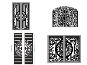 Bộ sưu tập Tổng hợp 15 mẫu cổng trống 2 cánh đồng mới nhất