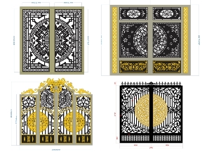 Bộ sưu tập Tổng hợp 10 mẫu cổng trống đồng mới nhất