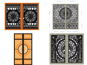 Bộ sưu tập BST Tổng hợp 10 mẫu cổng 2 cánh trống đồng mới nhất