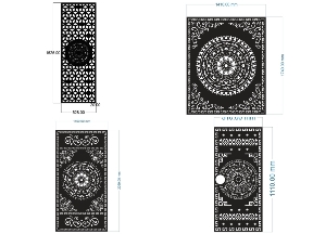 Bộ sưu tập Tổng hợp 15 mẫu cổng 1 cánh trống đồng