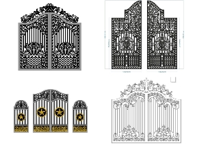 Bộ sưu tập Tổng hợp 10 mẫu cổng 2 cánh đẹp mắt 2026