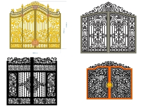 Bộ sưu tập Tổng hợp 12 mẫu cổng 2 cánh đẹp mắt 2026 đẹp mắt