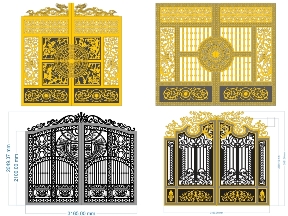 Bộ sưu tập Tổng hợp 15 mẫu cổng 2 cánh đẹp mắt