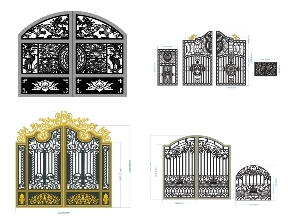 Bộ sưu tập Tổng hợp 20 mẫu cổng 2 cánh đẹp