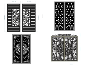 Bộ sưu tập BST Tổng hợp 18 mẫu cổng 2 cánh đẹp mắt