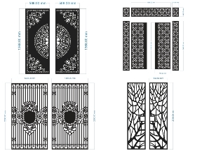 Bộ sưu tập Tổng hợp 17 mẫu cổng 2 cánh đẹp mắt 2026