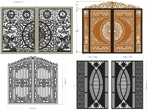 Bộ sưu tập BST 20 mẫu cổng 2 cánh đẹp