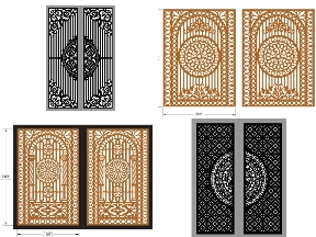 Bộ sưu tập Tổng hợp 18 mẫu cổng 2 cánh