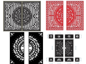 Bộ sưu tập Tổng hợp 12 mẫu cổng 2 cánh đẹp mắt 2026 mới nhất