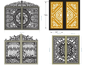 Bộ sưu tập Tổng hợp 10 mẫu cổng 2 cánh đẹp mắt