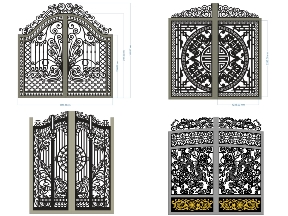 Bộ sưu tập Tổng hợp 20 mẫu cổng 2 cánh đẹp 2026