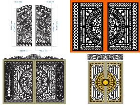 Bộ sưu tập Tổng hợp 15 file cổng 2 cánh đẹp mắt 2026