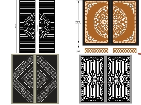 Bộ sưu tập Tổng hợp 15 mẫu cổng 2 cánh nhà phố mới nhất